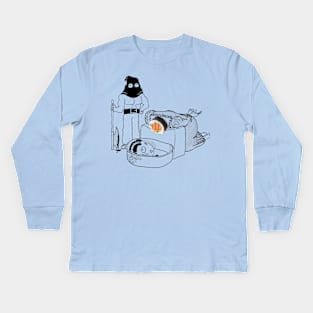 Sushi - decapitated neck Kids Long Sleeve T-Shirt